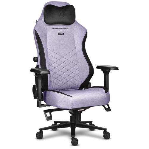 Alpha Gamer Alegra EVO Siège de jeu universel Siège rembourré Violet