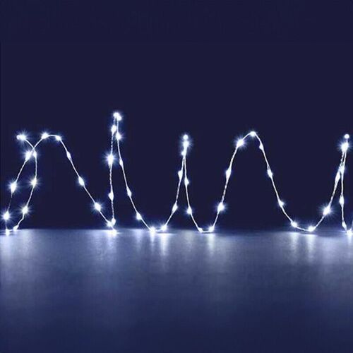 Guirlande Lumineuse Deco 18m Micro Led Blanc Pur Et Flash