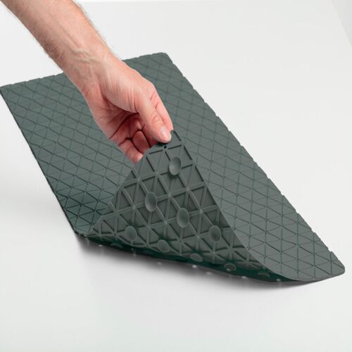Tapis De Bain Tatay 72 X 36 Diamond Sbs Gris 5513106