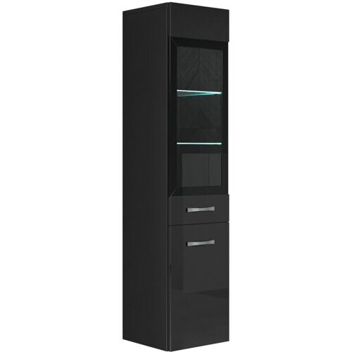 Badplaats - Colonne De Salle De Bain Rio 131 Cm Noir Brillant
