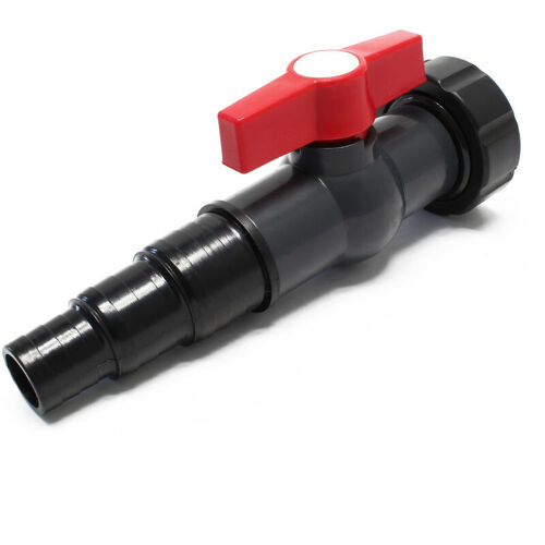 Robinet à Boisseau Sphérique Avec Bague D'étanchéité 58mm & Embout à étages 25mm/31mm/38mm