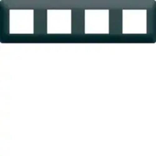 Plaque 4 Postes Essensya Anthracite Hager We524