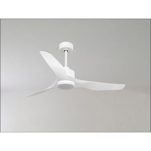 Klassfan - Modulo Slim Ring - Super Destratificateur Et Ventilateur Dc 106 Cm Blanc Pales Bois Blanc Idéal 10 à 20 M²