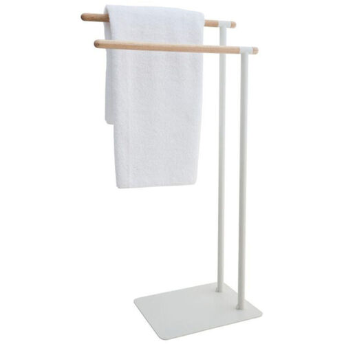 Sealskin Brix Porte-serviettes 43x79.5cm Métal Et Bois Blanc