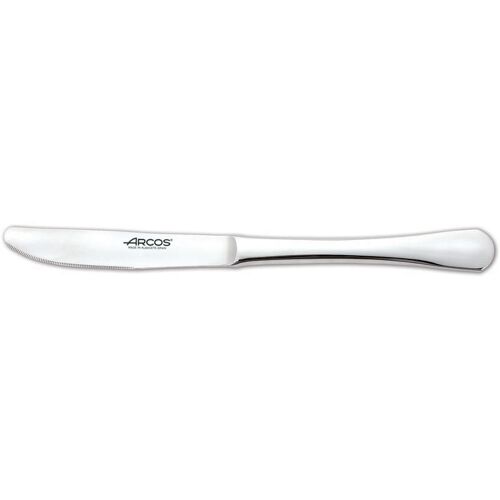 Couteau De Table Arcos Madrid 555900 Monobloc D'une Seule Pièce En Acier Inoxydable 18/10, Épaisseur 3 Mm Et Lame De 11,5 Cm En Boîte.
