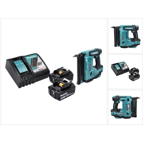 Makita Dbn 500 Rt Cloueur Sans Fil 18 V - 15 - 50 Mm + 2x Batteries 5,0 Ah + Chargeur