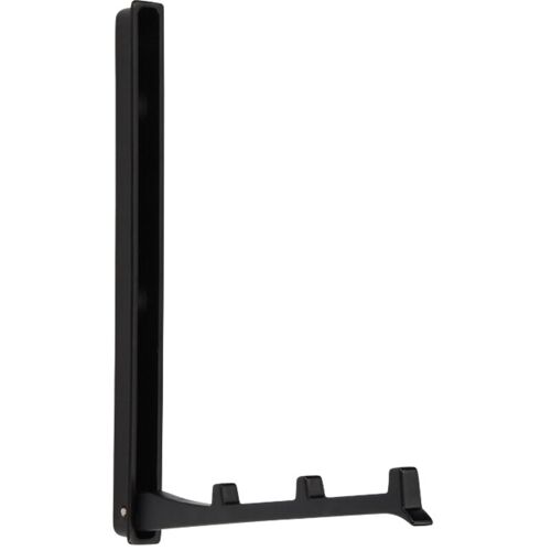 Siro - Porte Cintres Escamotable - Décor : Noir - Encastrement : 90 X 13 X 11 Mm - Finition : Mat - Hauteur : 93 Mm - Nombre De Cran : 1 - Profondeur Dépliée : 75 Mm