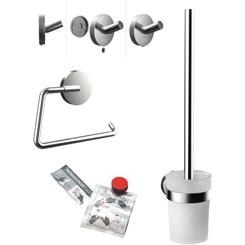 Emco - Set Wc Rond Avec Porte-papier, Set De Brosses Et Set