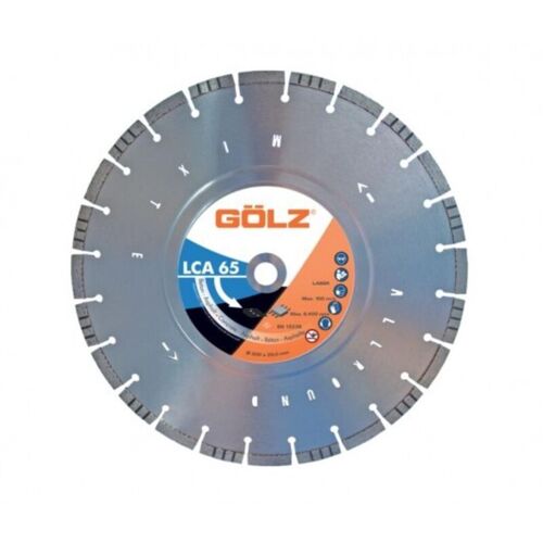 Golz - Gölz - Disque Diamant Lca65, Coupe à Sec Ou à Eau - Pour Scie à Sol Ou Découpeuse - 350 Mm / Alésage 20 Mm