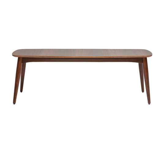 Miliboo - Banc Vintage Bois Foncé Noyer L130 Cm Nordeco