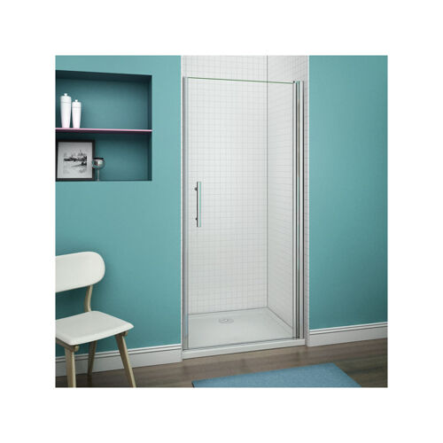 80x187cm Porte Pivotante Porte De Douche Paroi De Douche En Niche Verre Anticalcaire