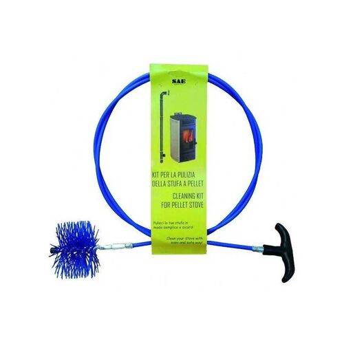 Vigor Pellet Ramoneur Kit Flexi Rod 200 Cm Diamètre 80 Mm