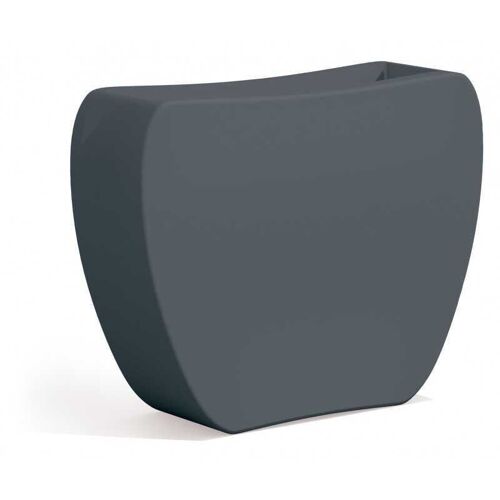 Cache-Pot En Forme De Cå¿Ur Gris En Polymère Monacis - 100x30x80 Cm H