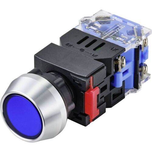 Tc-9428128 Las0-l-11z/b/12v Interrupteur à Pression 250 V 5 A 1 X Off/on à Accrochage Bleu Ip40 1 Pc(s) - Tru Components