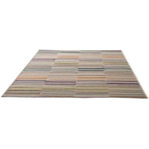 Homemaison - Tapis Intérieur/Extérieur - Effet Tressé Jaune Soleil 200 X290 Cm