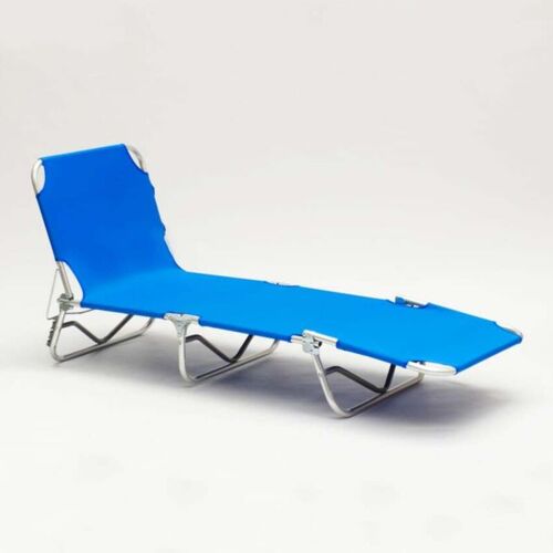 Transat De Plage Pliant Bain De Soleil En Aluminium Verona