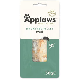 Applaws 100% Friandise Naturelle Pour Chat - Longe De Maquereau Pour Chaton, Chats Adultes Et Ã¿Gés - Lot De 12 Sachets De 30 G