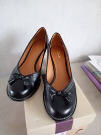 Chaussures Femmes Clarks En Cuir Ref Bombay Light Noir En 38
