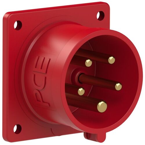 Pce - Fiche De Panneau Droite 16a 400v 3p+z+n Ip44