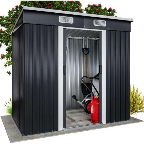 Gardebruk - Abri De Jardin Métal 3,4mâ³ Cabane De Jardin Rangement Vélos Outils Anthracite