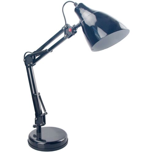 Gefom - Lampe De Bureau Articulée Noire - Métal