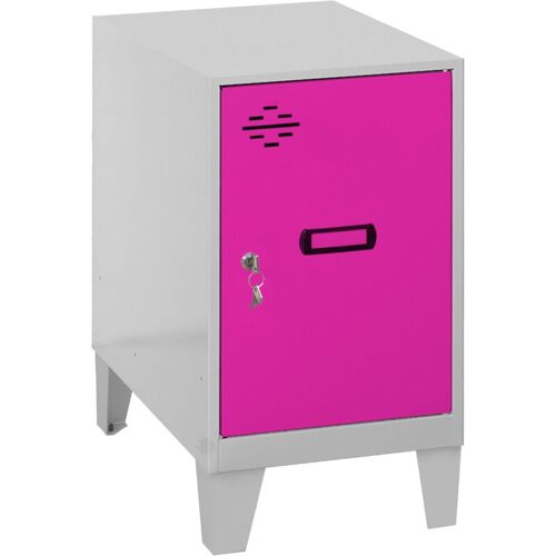 Simonrack - Simonlocker Casier En Métal (57,5x40x50cm) Gris Et Rose