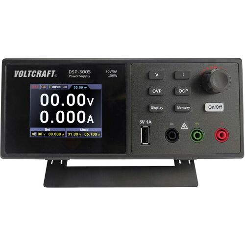 Alimentation De Laboratoire Réglable Voltcraft Dsp-3005 0 - 30 V 0 - 5 A 150 W Mâle Usb A 2.0 Télécommandable Nbr. De Sorties 1 X W182852