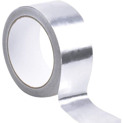 Ruban Adhésif En Aluminium Argenté Ruban D'étanchéité étanche Ruban Résistant Aux Hautes Températures Renforcé 50mm X 20m Pour Tuyau De Ventilation