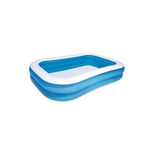 Bestway 54006b Piscine Hors-sol Rectangulaire Gonflable 262x175x51 Cm Avec Deux Anneaux Pour Enfants