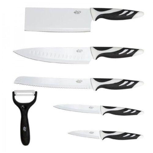 Set De 6 Couteaux Swiss Blanc - Cecotec