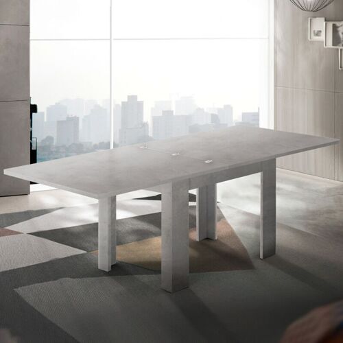 Table à Manger Extensible 4-8 Personnes Design Moderne Jesi Raw