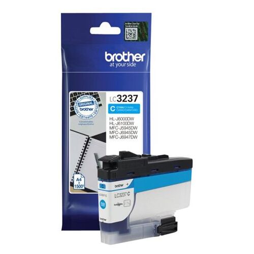 Brother LC3237C - Cyan - original - cartouche d'encre