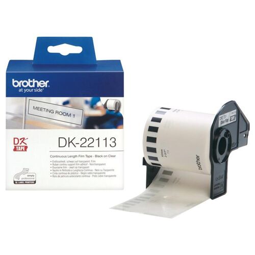 Brother DK-22113 - Clair - Rouleau (6,2 cm x 15,2 m) film - pour Brother QL-1050, QL-500, QL-550, QL-560, QL-570, QL-600, QL-650, QL-710, QL-720, QL-820