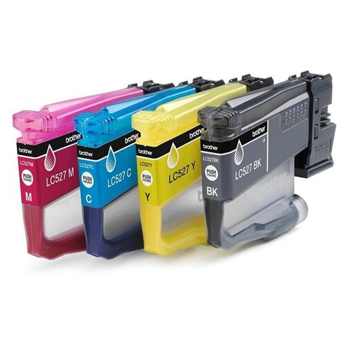 Brother LC527 Value Pack - Pack de 4 - noir, jaune, cyan, magenta - original - boîte de suspension - cartouche d'encre - pour Brother MFC-J6760DW