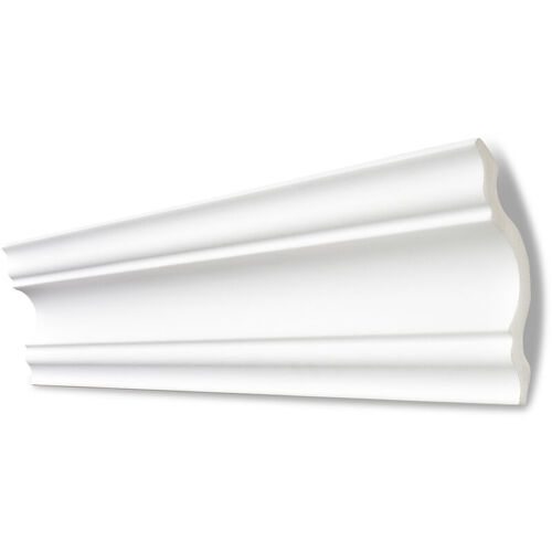 Decosa - Moulure A110 (selina) - Polystyrène - Blanc - 110 X 110 Mm - Long. 2 M - 10 Pces (=20 M) - Blanc