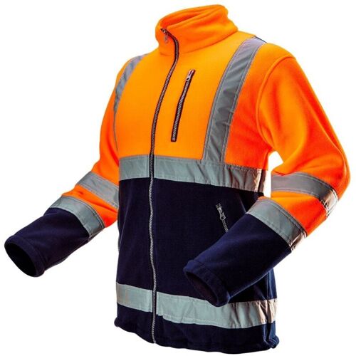 Sweat-Shirt Polaire Warning, Orange, Taille L