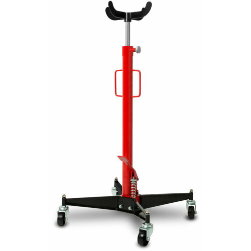 Eberth - Vérin De Fosse 500kg Hydraulique Avec Hauteur De Travail 110 à 195 Cm, Hauteur Réglable En Continu, 4 Roues Pivotantes Robustes, Croix De Réception, Vérin Motorisé Avec Pédale Pour Pomper