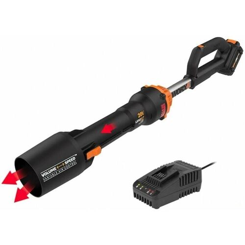 Worx Wg543e Souffleur à Feuilles Sans Fil Léger Et Puissant