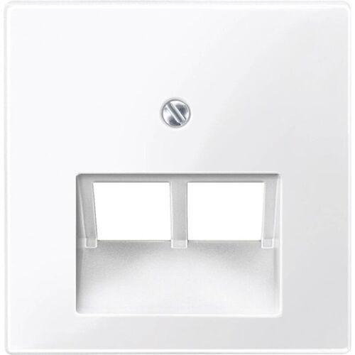 Prise Réseau Merten 296119 System M, 1-m, M-smart, M-plan, M-creativ Blanc Polaire Brillant