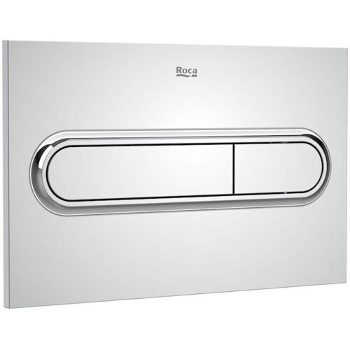 Roca - Pl1 Dual (une) Plaque D'Actionnement Encastrée Double Couleur : Chromé Brillant