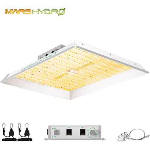 Ts 1000 Lampe De Croissance Led Spectre Complet Dimmable Pour Box De Culture 100x100x180cm Chambre De Plantation Graines Légumes Fleurs Haut Rendement Pour 1-3 Plantes - Mars Hydro