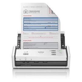 Brother ADS-1300 - Scanner de documents - CIS Double - Recto-verso - A4 - 600 dpi x 600 dpi - jusqu'à 30 ppm (mono) / jusqu'à 30 ppm (couleur) - Chargeur automatique de documents (20 feuilles) - USB 2.0 (Host), USB-C 3.2 Gen 1
