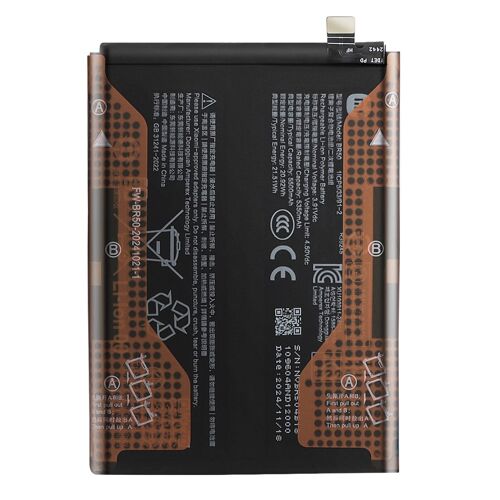Batterie De Remplacement Service Pack Pour Redmi Note 14 4g Li-Ion 5500mah Xiaomi Noir