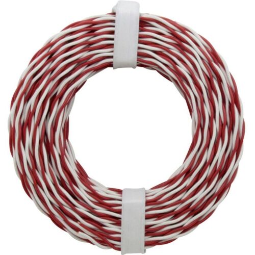 Donau Elektronik - Fil Pour Sonnette 205-10 2 X 0.2 Mm² Rouge/blanc 10 M