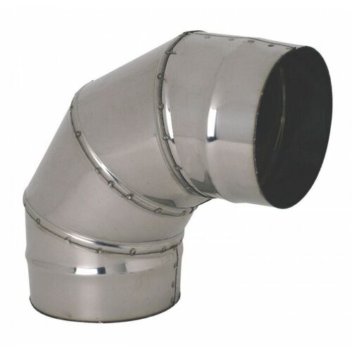 ALDES C 90° GALVA - D100 EMBOUTI COUDE 90° galvani