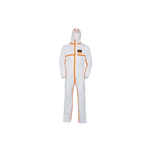 Combinaison Jetable Uvex 4b, White-orange, Tg M 98375