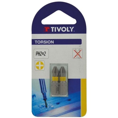 Embout Torsion Ph 3 L25 Blister De 2 - Tivoly