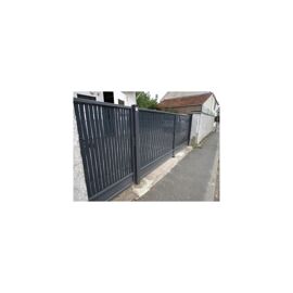 Cloture&jardin - Kit Occultation Pvc À Tresser Gris Anthracite - 10m - Jarditop - 0,63 Mètre