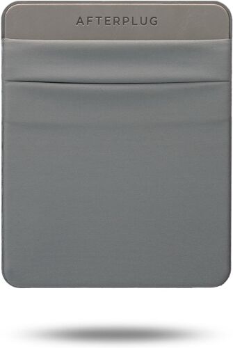 Pochette Adhésive À 2 Compartiments Pour Ordinateur Portable, Compatible Avec Disque Dur Externe 2,5"", Ssd, Magic Mouse, Câble Usb Et Plus - Gris