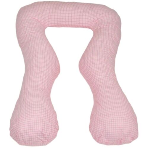 Viking Choice - Coussin D'allaitement - Coussin De Grossesse - Grand - 100% Coton - À Carreaux Roses